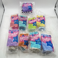 Complete Set of 8  U3 Barbie and Friends 1994 McDonald's Happy Meal Toys New