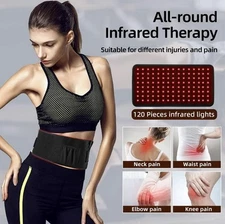 Laser Lipo LED Red Light Therapy Belt Pain Relief Near Infrared Weight Loss good
