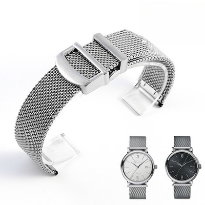 #ad High end Mesh Woven Strap Milanese Stainless Steel Watch Band 20mm 22mm for IWC $48.88
