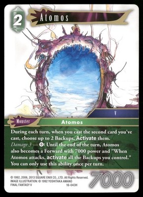 Atomos 16-043H Emissaries of Light NM Final Fantasy TCG