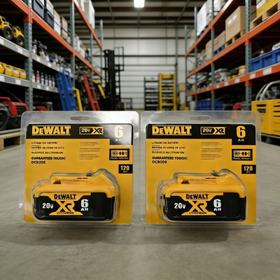 #ad 20V Max 6AH Li Ion Battery – Compatible with Dewalt DCB206 2 Pack $79.99