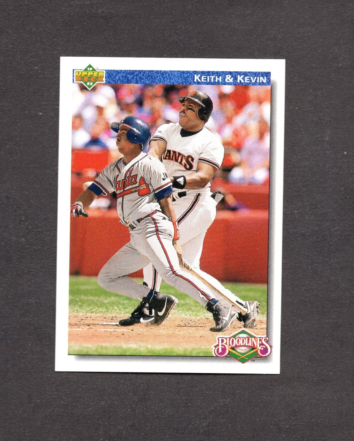 1992 Upper Deck #80 Bloodlines - Kevin & Keith Mitchell - FREE SHIPPING!