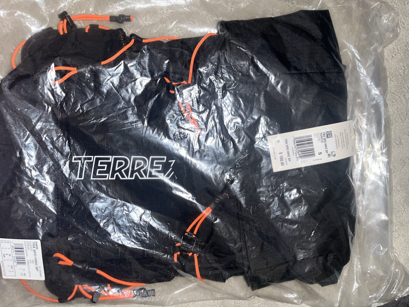 Black Orange Lightweight Nylon
