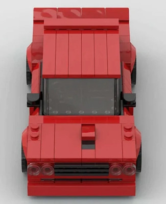 MOC #M10176 - Sports Car - Building Block Set