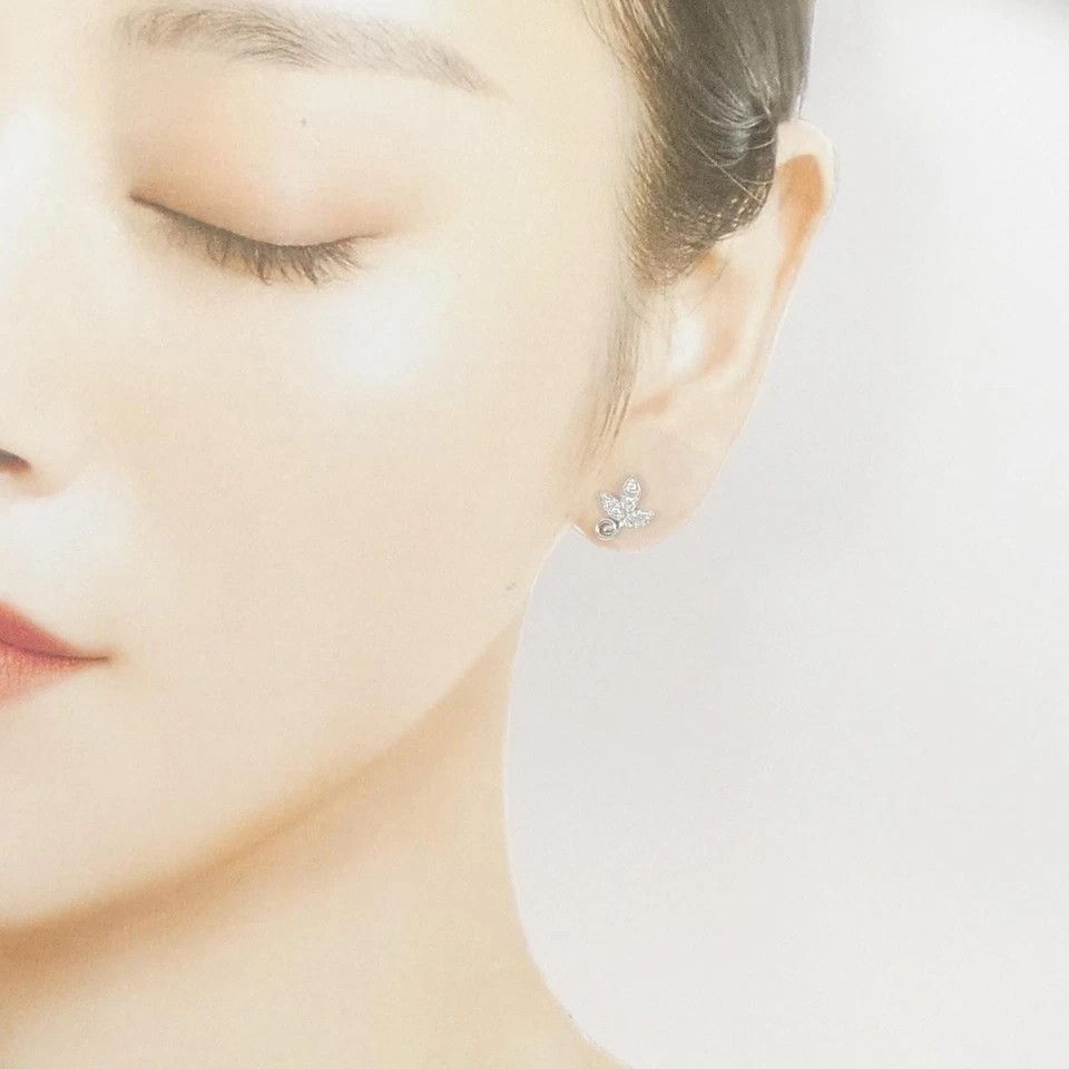 Authentic Tiffany Olive Leaf Earrings  #260-007-100-6079 - Image 4 of 4