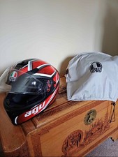 AGV K5 S E2205 Multi-Tempest Motorcycle Helmet - Black/Silver, ML-58