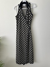 Diane Von Furstenberg X Target Sweater Knit Midi Wrap Dress Weave Large L