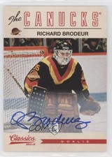 2012-13 Panini Classics Signatures Auto Richard Brodeur #55 Auto 03hd