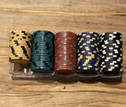 Poker Chips - 95 Multi Color Premium Chips With Case — photo 1