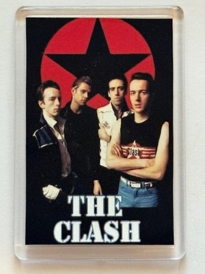 The Clash, 70's Punk Band, Full Line up, Fridge Magnet