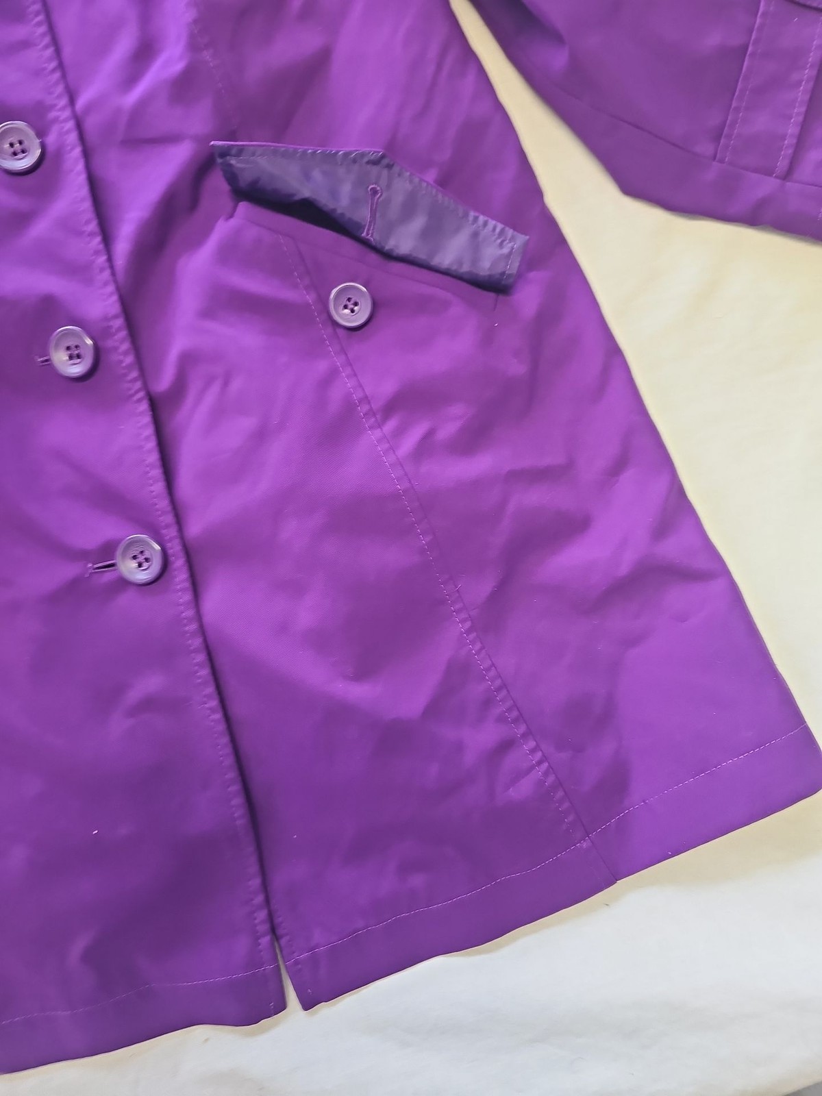 M&S Collection Vibrant Purple Trench Coat - Size 16  415 image 5