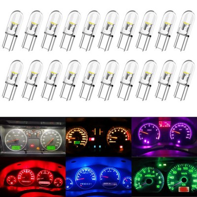 10PCS T5 LED W3W W1.2W 74 286 Car Warning Indicator Instrument Cluster Lamp
