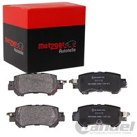 Metzger BremsbelÄGe Satz Hinterachse Passend FÜR Mazda CX-3 CX-5 | 1170787