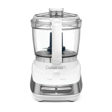 Cuisinart Core Custom 4 Cup Mini Chopper, White, Stainless Steel Blade