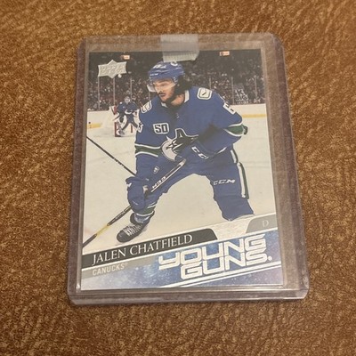 2020-21 Upper Deck Jalen Chatfield Young Guns Rookie Card Vancouver Canucks RC