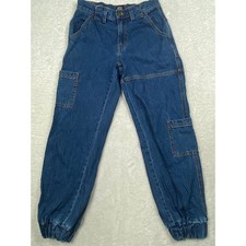 BDG Urban Outfitters Denim Cargo Jogger Pants Women Size 26 Blue Cotton
