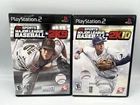 Major League Baseball 2K9 and 2K10 PS2 Bundle PlayStation 2 Both Complete CIB