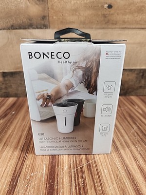 BONECO - U50 Personal Ultrasonic Humidifier with LED Lights White Brand New