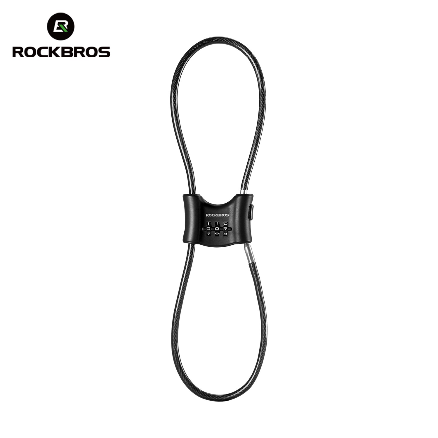 ROCKBROS Bicycle Lock Password Combination Anti-Theft Portable Cable Lock 67cm 3490₽