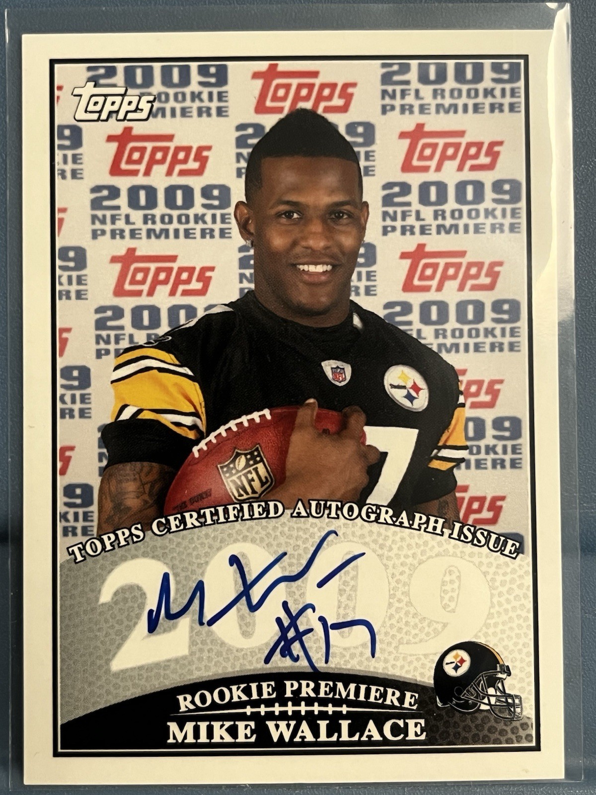 Mike Wallace Topps Rookie Premiere Autographs #RPAMW Base