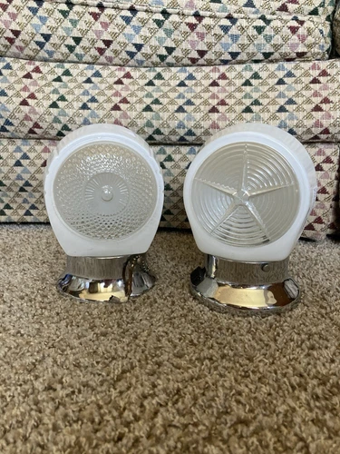 Vintage Outdoor Light Fixtures Glass Round Retro Vintage Mid Century Modern Lamp