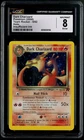 CGC 8 Dark Charizard 4/82 - Team Rocket ERROR MISPRINT - Insufficient Ink SWIRL