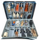 Vintage 1977 Kenner Star Wars Mini-Action Figure Collector’s Case 20+ Characters