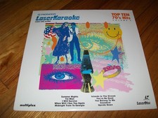 LASERKARAOKE VIDEO SING ALONG Laserdisc LD TOP TEN 70'S HITS VOLUME 3 VERY RARE
