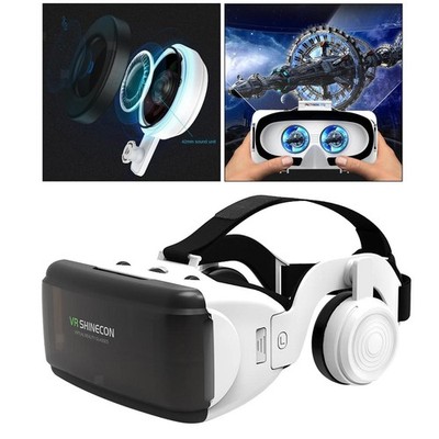VR Headset,Virtual Reality Headset,VR SHINECON VR Brille für Filme Videospiele