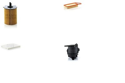 MANN-FILTER Inspektionspaket Filtersatz XL Leitungsfilter Filtereinsatz HDi