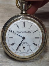 Elgin 1894 National Watch Co. Antique Pocket Watch, Read