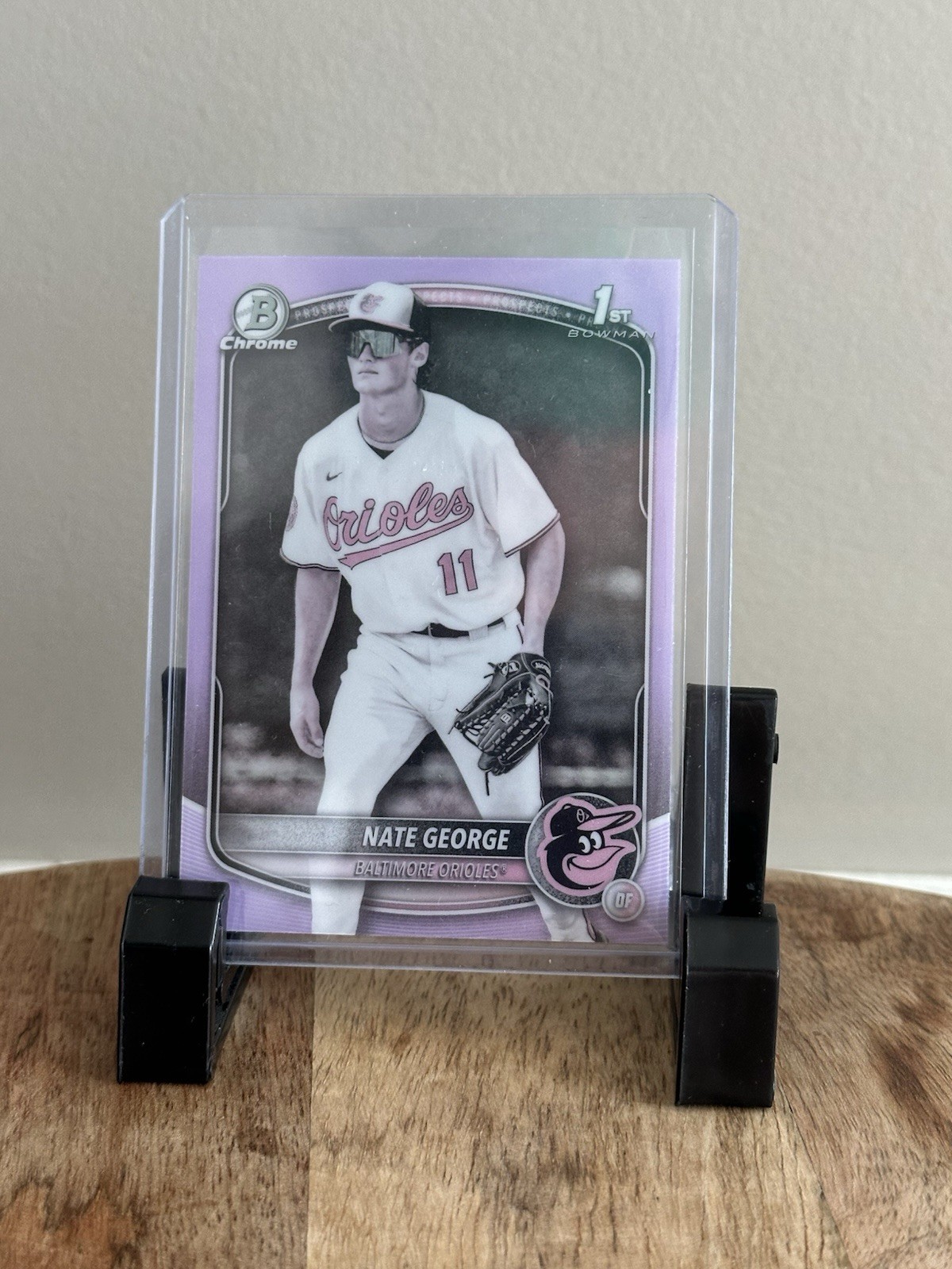 2025 Bowman Chrome - Prospects Nate George, Nate George #BCP-184 Pearl Refractor