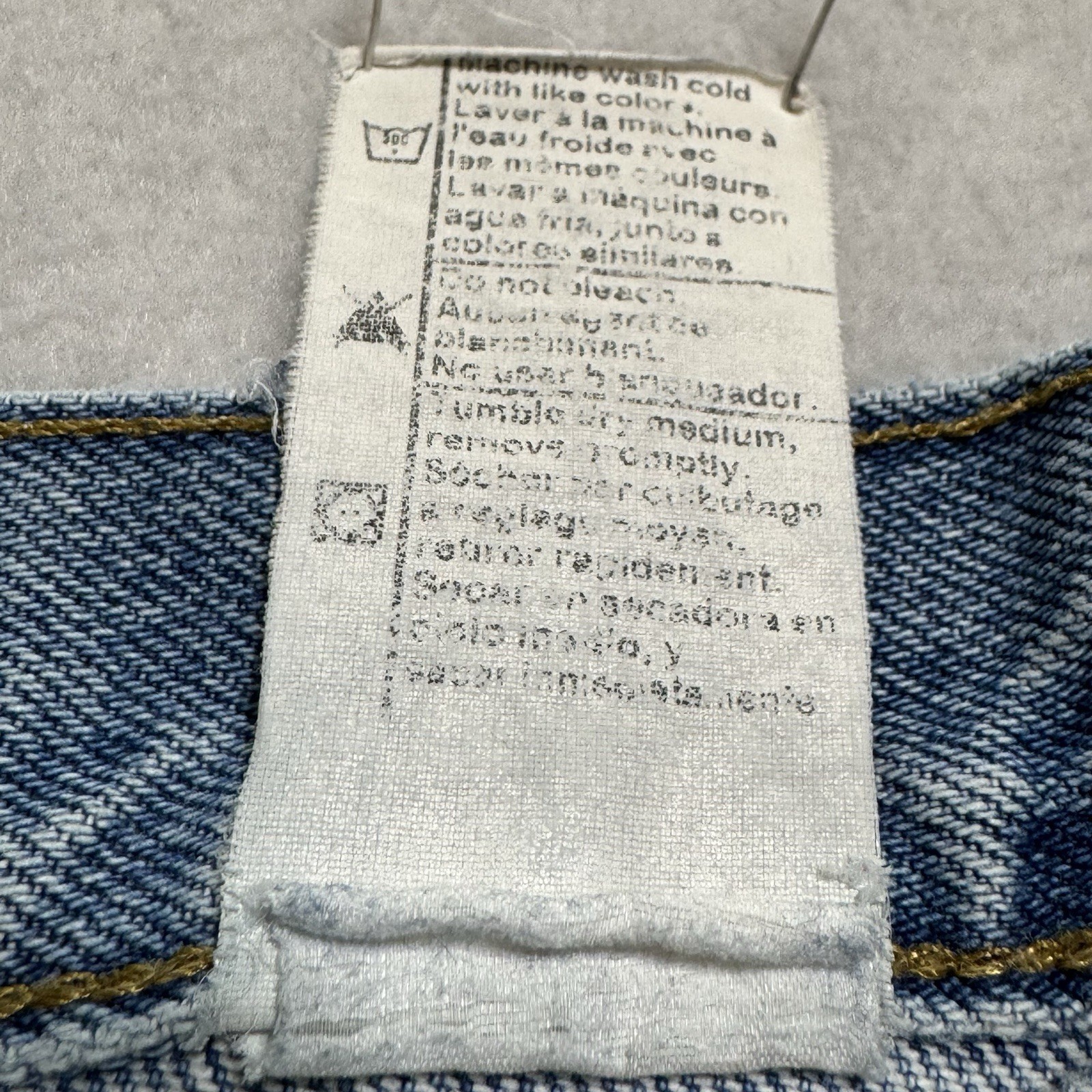 Carhartt B17-STV Men’s Relaxed Fit Work Jeans 38x32 Blue Denim Zip Fly thumbnail 12