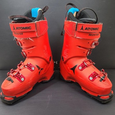 Atomic Redster World Cup 130 Race Ski Boots Red Sz Mondo 25/25.5/US W 8.5/ M 7.5