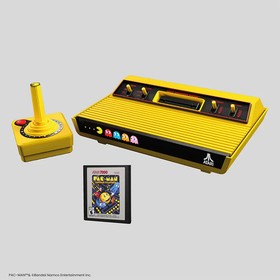 ATARI 2600+ PAC-MAN EDITION CONSOLE AND JOYSTICK - EXTRA INKY CONTROLLER (BLUE)