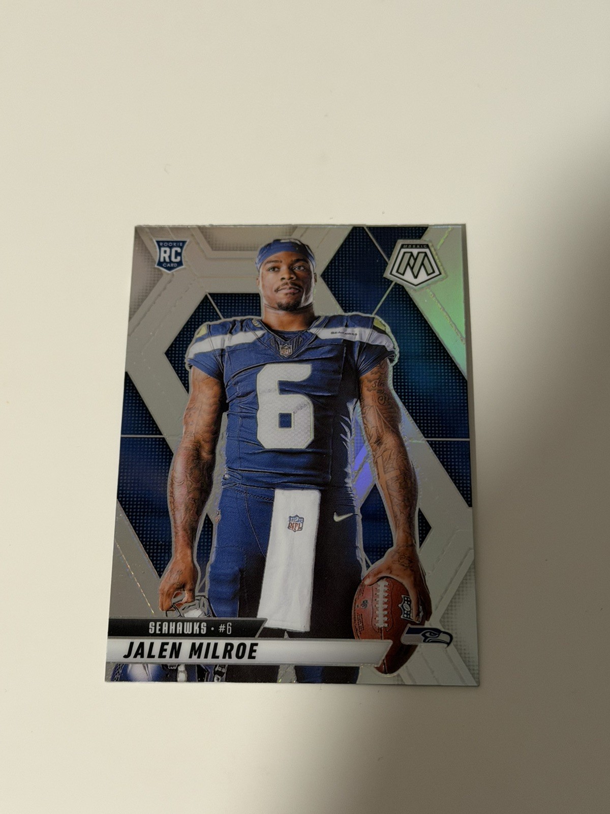 2025 Mosaic JALEN MILROE RC #283 Silver Mosaic Variation Rookie