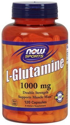NOW Foods L-Glutamine, 1000mg - 120 caps (191,58 EUR/kg)