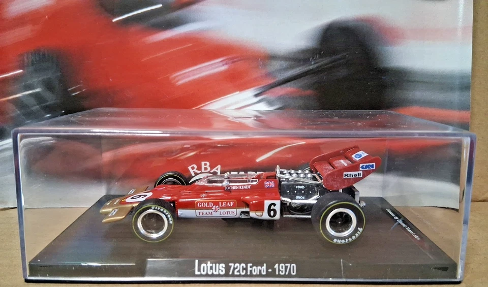 I Miti della Formula 1 sc 1/43 - Lotus 72C Ford - 1970 + fascicolo - Immagine 2 di 4