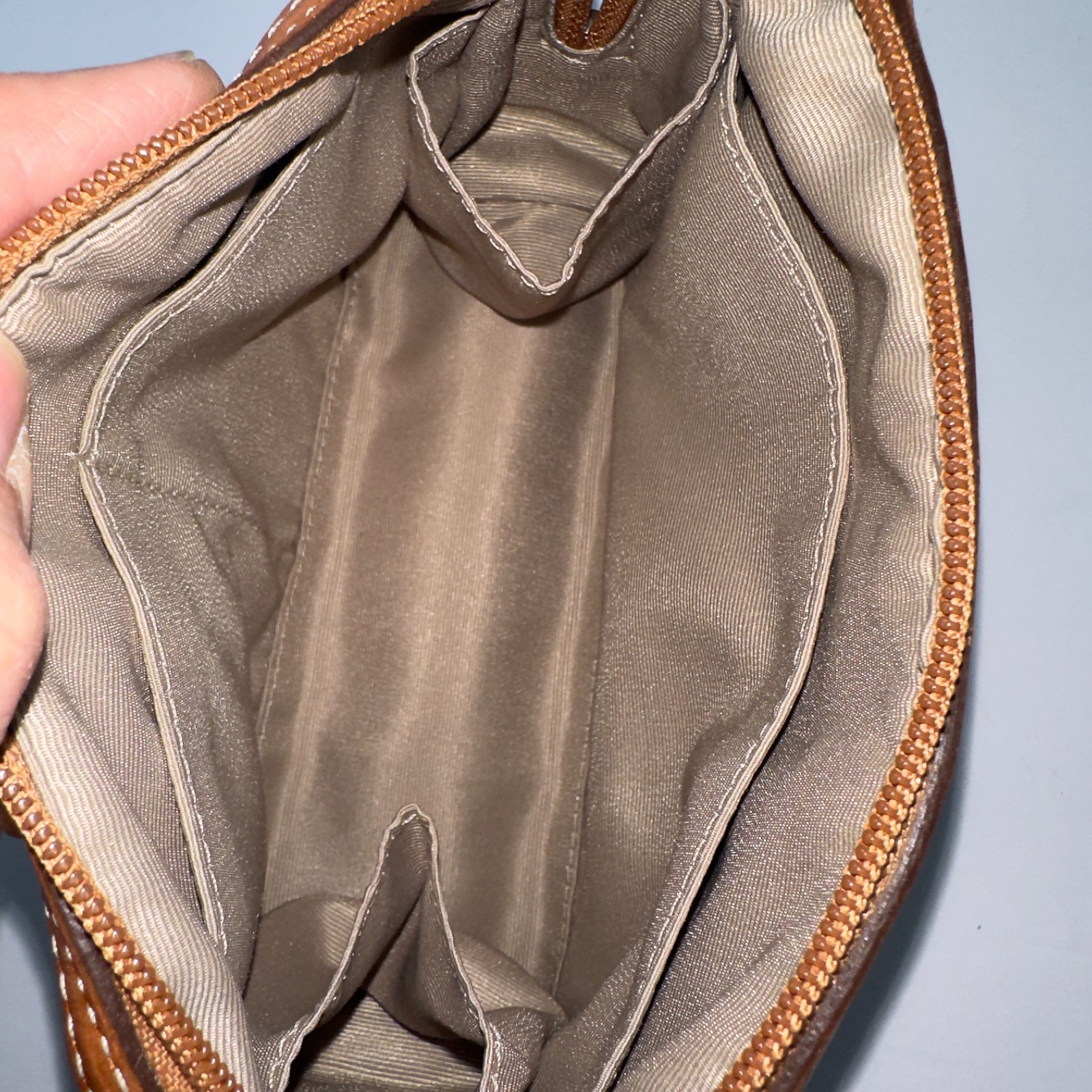 Coach Signature Multicolored Patchwork Pouch Make… - image 3