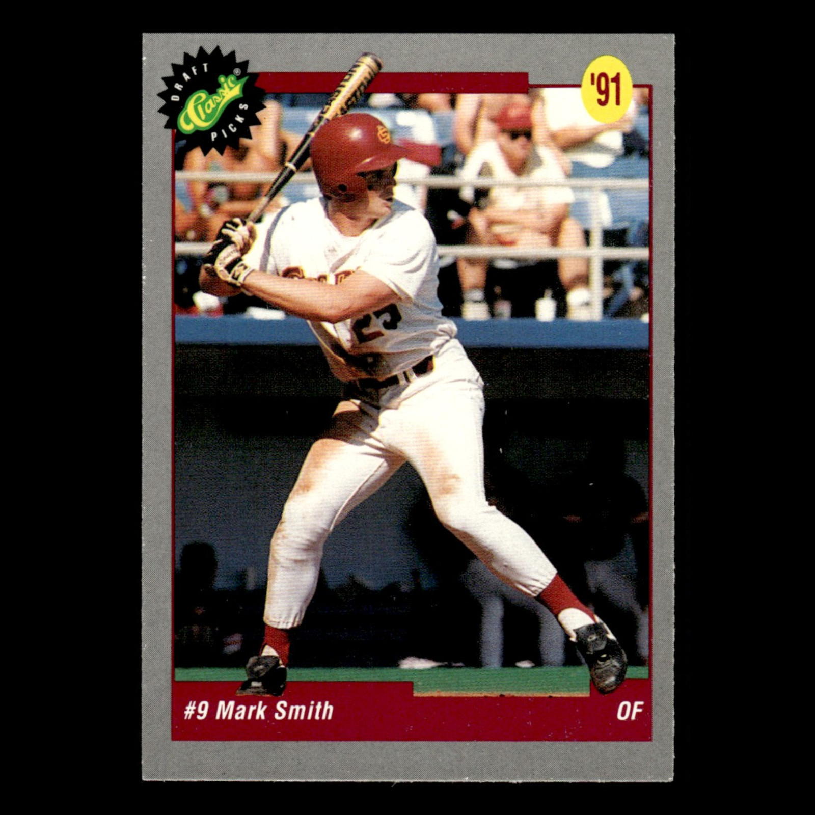 Mark Smith #6 1991 Classic Draft Picks Baltimore Orioles Baseball Card MLB NM