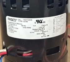 Ultrafryer 702112656 Fasco U21B Blower Motor Assembly 115/208-230V 3100 RPM thumbnail 4