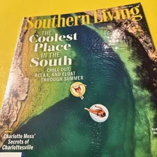 Southern Living Magazine August 2025 The Coolest Place in the South. Brand New!