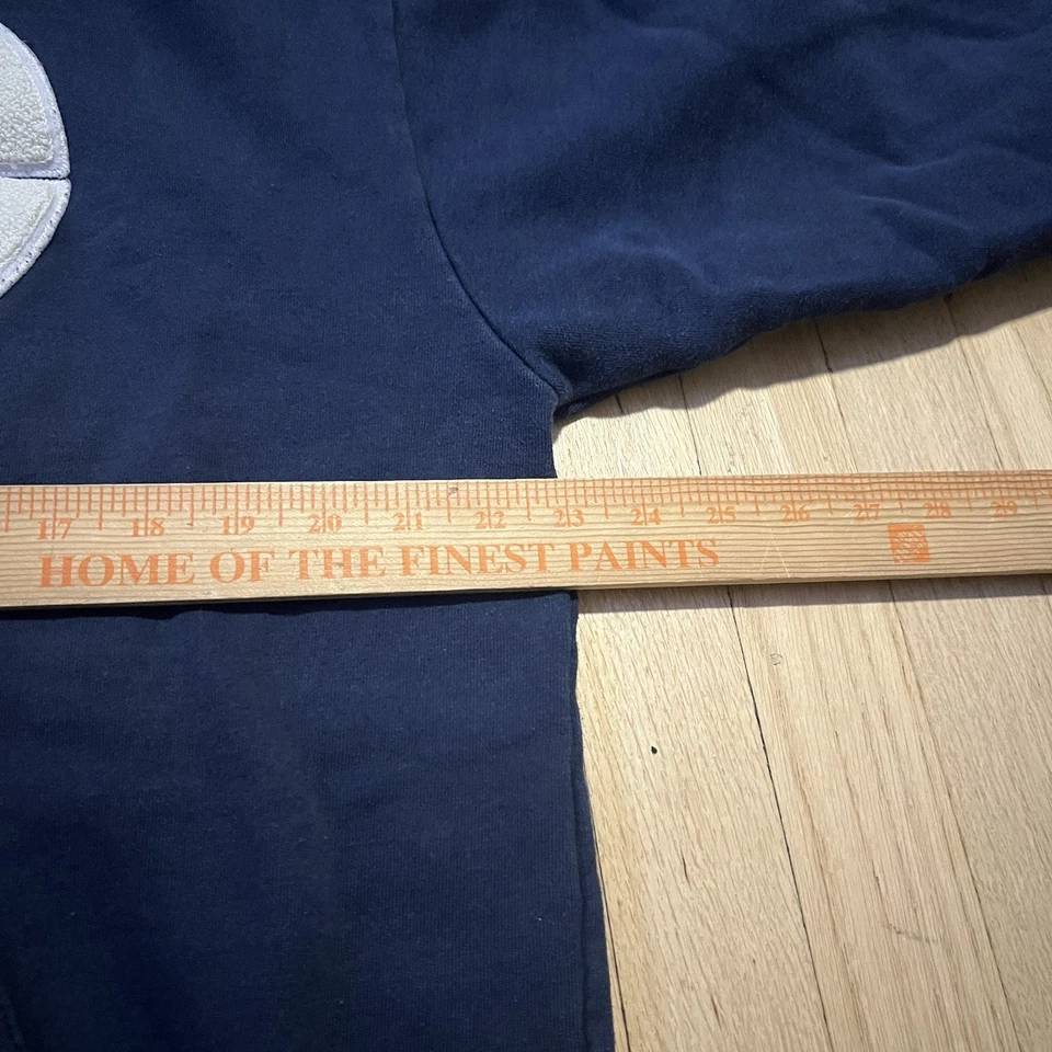 Vintage ECKO Unltd Hoodie Mens XL Navy Oversized Giant Logo Rhino Skater Y2K - Image 4 of 4