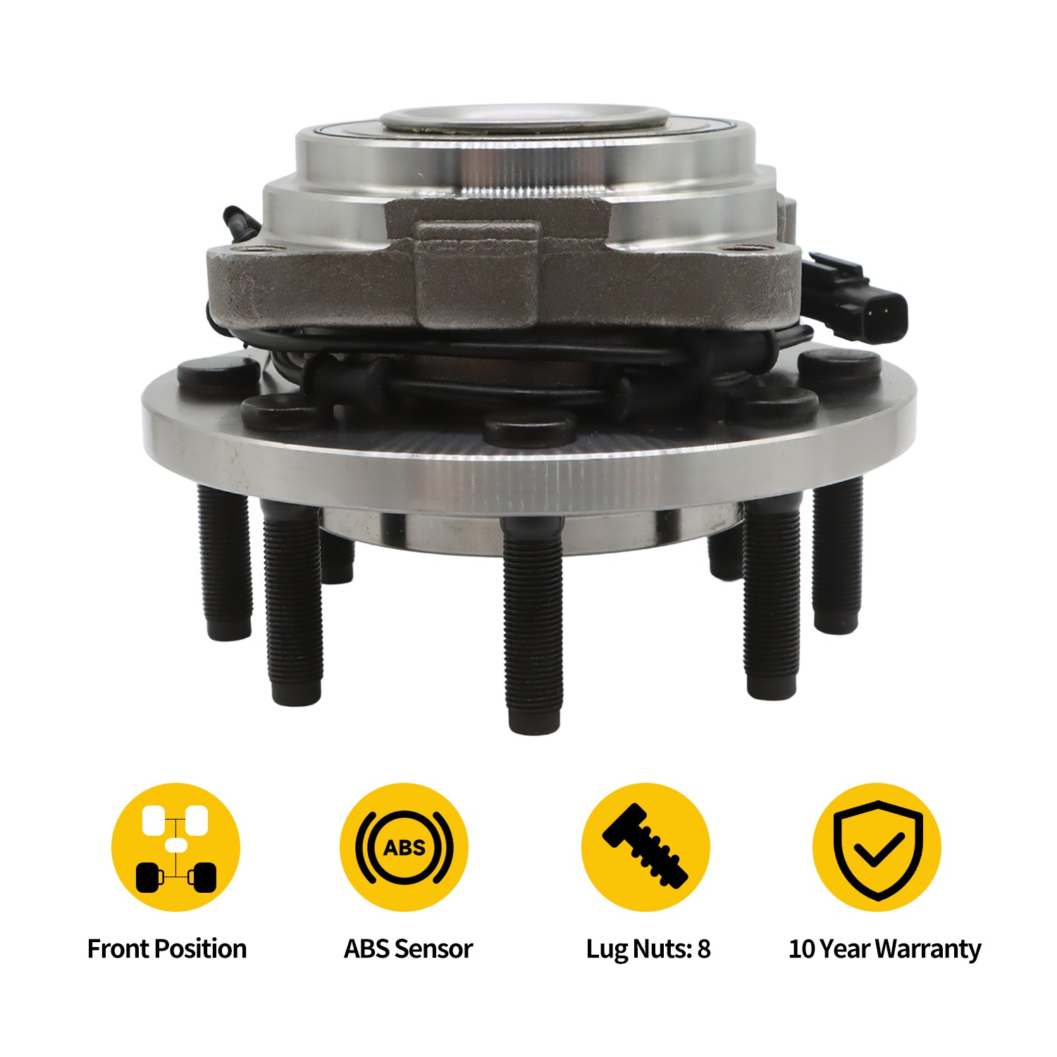 Fits For DODGE RAM 2500 3500 PICKUP 4WD Wheel Hub Assembly Front Pair