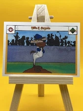 WILE E. COYOTE LOONEY TUNES 1990 UPPER DECK TRADING CARD #4/13