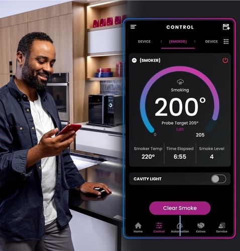 GE Profile Smart Indoor Pellet Smoker - 2.1 Cubic Ft Black - NEW! - Picture 7 of 14