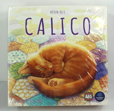 Calico By Kevin Russ Puzzle Game New Sealed Tiles, Quilts, And Cats!