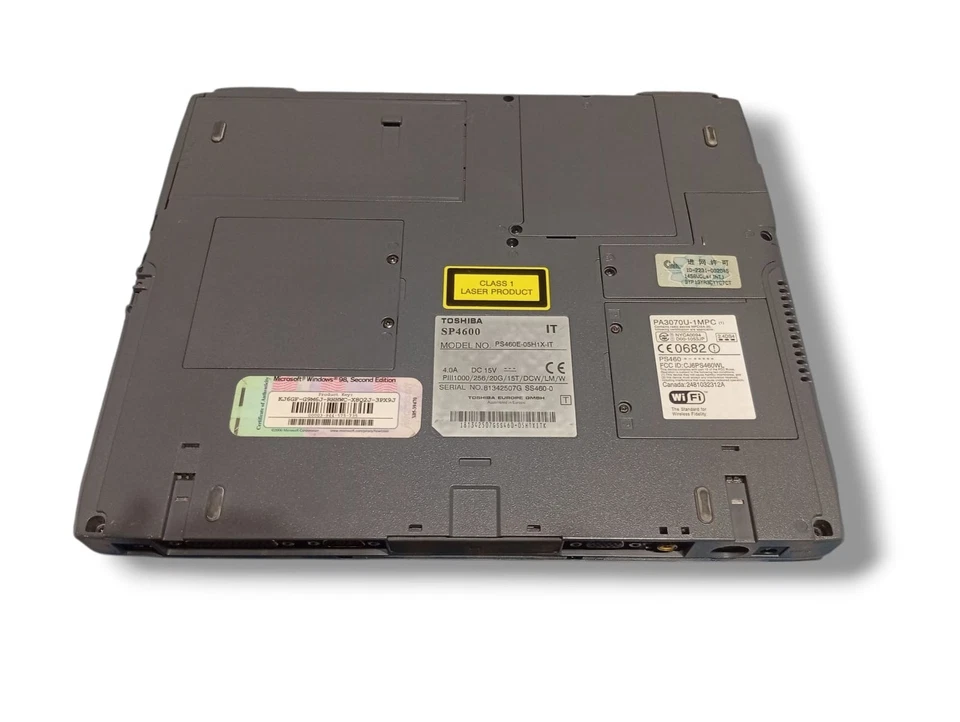 Toshiba Satellite Pro 4600 - Portatile Vintage - 2000 - Funzionante - Immagine 3 di 4