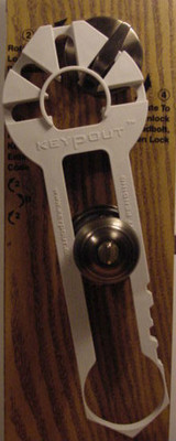 KeyPout (KeepOut) Who has Keys 2 Ur Deadbolt Anti-Key Device StopBump/Master Key
