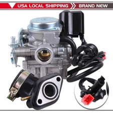Carburetor for GY6 49CC 50cc 139QMB 4 Stroke Scooter Taotao 18mm Intake Manifold